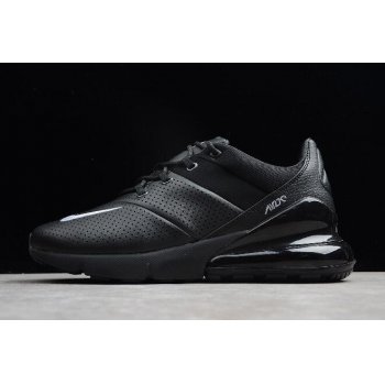 Nike Air Max 270 Premium Black Leather AO8283-010 Shoes
